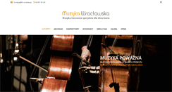 Desktop Screenshot of muzykawroclawska.info